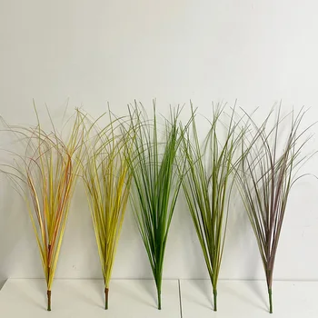 5 Пучков травы пшеницы, луковой травы, Пластиковые Травяные растения длиной 60 см, Композиция из искусственных цветов, Искусственное Домашнее Свадебное украшение.