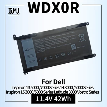 Аккумулятор для ноутбука WDX0R для Dell Inspiron 13 15 серии 5000 7000 13 7378 7375 7368 5378 5379 5368 15 7579 7569 5567 5568 5570 WDXOR