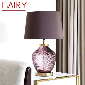 Современная настольная лампа FAIRY Nordic, Модное искусство, Синяя гостиная, спальня, отель, светодиодная Индивидуальность, Оригинальность, Настольная лампа