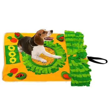 Интерактивный коврик для нюхания собак, Интерактивные игрушки для собак, коврик для кошек, коврик для нюхания собак, флисовый коврик Slow Dog Угощения