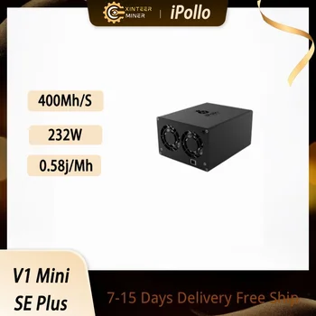 Новый iPollo V1 Mini SE Plus с хэшрейтом 400MH/S 232 Вт Бесплатная доставка
