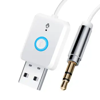 Адаптер USB Aux Беспроводной автомобильный приемник и передатчик Многофункциональный и удобный USB-адаптер Plug And Play для музыки в автомобиле