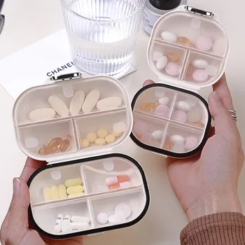 Мини-портативная аптечка High Beauty Travel на семь дней, таблетки в разделенной упаковке с несколькими сетками, запечатанный ящик для хранения таблеток