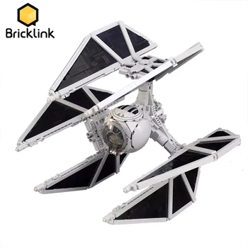 Bricklink Star Movie UCS Spaceship Weapon Tie Defender Sienar Fleet Systems Starfighters Набор строительных блоков Игрушки Рождественский подарок