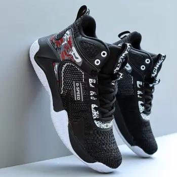 Высококачественная мужская баскетбольная обувь, трендовый бренд 2023, Новые нескользящие кроссовки, Дышащая женская износостойкая баскетбольная обувь