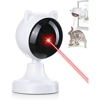 Автоматические лазерные игрушки для кошек ATUBNAN, перезаряжаемые через USB, интерактивная игрушка для кошек в помещении, Котенок, собака, многофункциональная игрушка для кошек