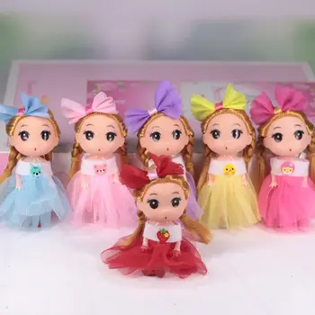 12 см Кукла-головоломка Принцесса Кукла Подвеска Сумка Аксессуары Игрушка для девочки Подарок 10ШТ