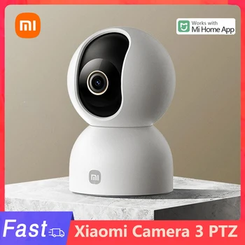 Xiaomi Slimme Camera 3 Ptz Edition 3K Полноцветная Двунаправленная камера с разрешением 5 Мегапикселей с обзором 360 ° Werk Infrarood Nachtzicht