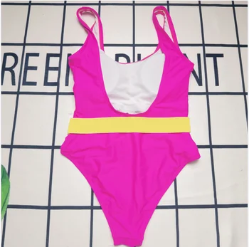 PEIRESA Летний цельный купальник в цветовую гамму, цельный купальник 2023, жилет с открытой спиной, облегающий базовый купальник в девчачьем стиле