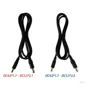 Двойной штекерный кабель M5TD от DC4017 до DC5.5x2.1 мм для ноутбука, камеры, аксессуаров