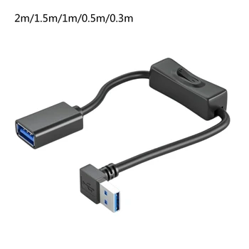 USB-удлинитель USB-удлинитель с прямым углом для портативных ПК USB-высокоскоростной USB-кабель Прямая поставка