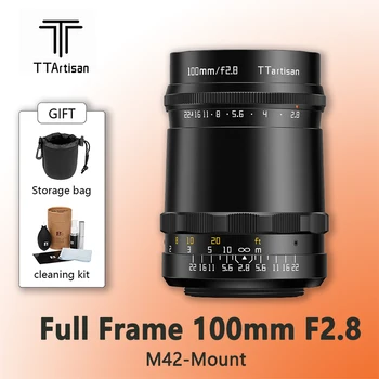 Полнокадровый объектив TTArtisan 100mm f2.8 Bubble Bokeh с креплением M42 может быть перенесен на Sony Canon Nikon Fujifilm Panasonic