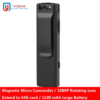 Мини-Камера Портативный Видеомагнитофон HD 1080P С поддержкой TF-карты Инфракрасного Ночного Видения Micro Action Dectection Bodycam мини камера