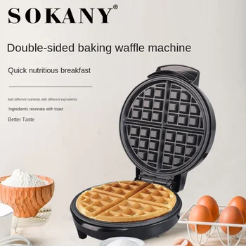 Кухонная техника SOKANY505 Машина для приготовления вафельных маффинов, машина для завтрака, бытовая двусторонняя машина для выпечки тортов