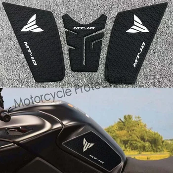 Для YAMAHA MT-10 MT10 2018-2023, Противоскользящая накладка, наклейка на мотоцикл, боковая наклейка, газовый коленный захват, протектор