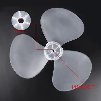 Y98B Замена лопасти вентилятора из прозрачного пластика с 3 листьями для 12-дюймового вентилятора-подставки для вентилятора