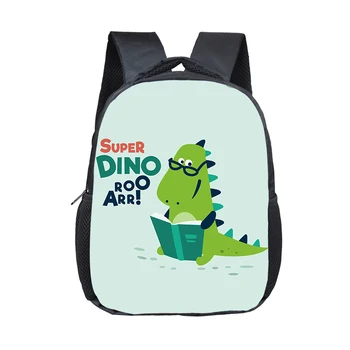 Рюкзак с рисунком динозавра с мультяшным животным, детские школьные сумки Little Dino, модные сумки для девочек и мальчиков, сумки для малышей в детском саду