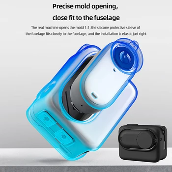 Чехол для переноски, силиконовая защитная оболочка, чехол для камеры с защитой от царапин, мини-сумка для хранения камеры Insta360 GO3