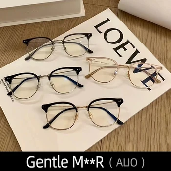 Солнцезащитные очки ALIO Gentle MxxR Женские Мужские Черные очки Cat eye Spy Fashion Негабаритный Роскошный дизайнерский бренд Jennie Корея