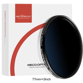 Фильтр Mecoright MC ND2-ND400 С Регулируемой Нейтральной Плотностью, Регулируемый Фейдер Для Объектива Камеры Canon Sony Nikon Fuji 49/58/67/77/82 мм
