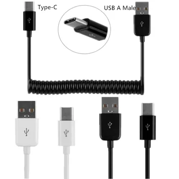 Спиральный кабель USB 3.1 C-TYPE для подключения к адаптеру 2.0 AM 1 М 3 ФУТА / 3,0 М 10 футов