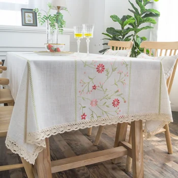 Скатерть художественная прямоугольная полевая скатерть для свежего чая, домашняя квадратная скатерть для стола