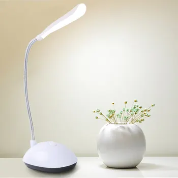 Светодиодный настольный светильник Портативная настольная лампа для чтения в кабинете Лампа для защиты глаз Лампа на батарейках AAA Складной креативный ночник
