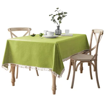 Прямоугольный коврик для обеденного стола, легкая и роскошная, высококачественная скатерть для чайного стола, коврик для рабочего стола, студенческий хлопок и лен
