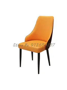 Итальянский минималистичный обеденный стул Home Simple Стул для кабинета со спинкой 2021 Новая модель для комнаты Креативный Легкий Роскошный обеденный стул