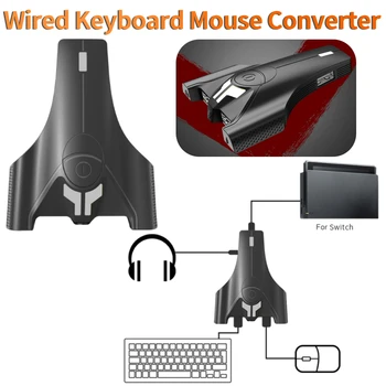 Конвертер мобильных контроллеров в игровую клавиатуру и мышь Конвертер мобильных контроллеров в игровую клавиатуру и мышь для Switch Lite PS3 PS4