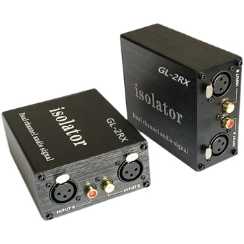 Аудиоизолятор XLR Lotus RCA Common Ground с защитой от помех, устраняющий текущий звук, трансформатор из пермаллоя XLR-2R