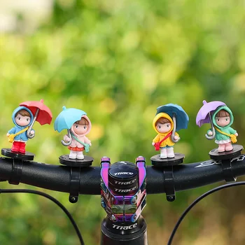 Зонтик для девочек Украшение велосипеда Креативный ремешок Милая игрушка Электрический аккумулятор Украшение автомобиля