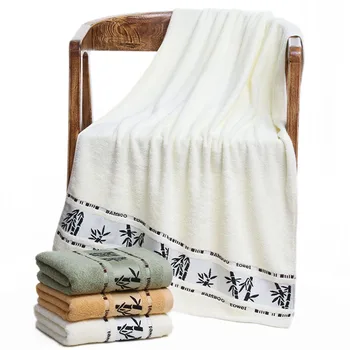 Банные полотенца из бамбукового волокна, домашние банные полотенца для взрослых, полотенце для лица, Толстые впитывающие роскошные банные полотенца 70 *140 см