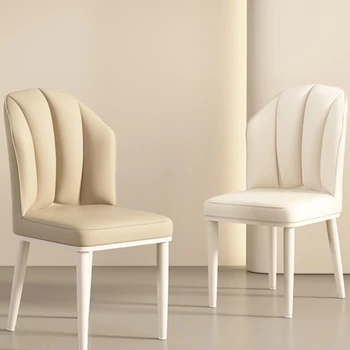 Дизайнерские стулья для столовой с белым акцентом для вечеринки, Мягкое офисное кресло для макияжа, дизайнерская мебель Nordic Articulos Para El Hogar