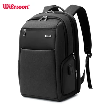 WIERSOON 40L Расширяемый Дорожный Рюкзак Мужской для 15,6-Дюймовых Рюкзаков Для Ноутбуков Мужской Большой Емкости Mal