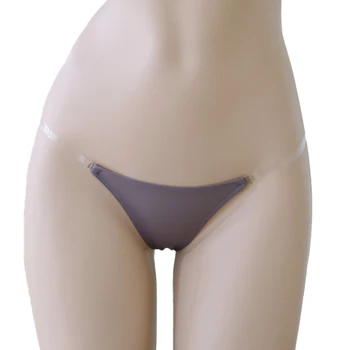 ​Сексуальные однотонные женские прозрачные трусики-стринги с низкой посадкой, нижнее белье, дышащие бесшовные женские трусы