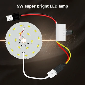 Светодиодная панель 5V USB освещает Энергосберегающую светодиодную панель ночного рынка, светодиодная панель для киоска Теплый белый