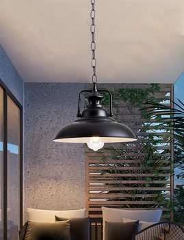 Классическая светодиодная люстра в индустриальном стиле для гостиной, ресторана, кафе-бара, ретро люстра, потолочный светильник с цоколем E27