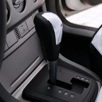 Наклейка для украшения головки автоматической коробки передач RIMIDI Ручка переключения передач ABS хромированная наклейка для Ford Focus 2 2005-2014