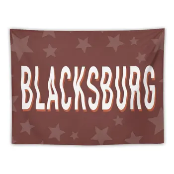 Новый гобелен Blacksburg Stars Эстетическое украшение Гобеленом для спальни Декораторы дома