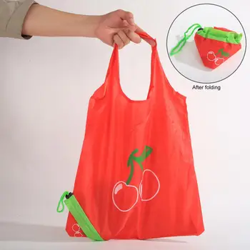 Вместительная хозяйственная сумка, экологически чистая хозяйственная сумка, многоразовая хозяйственная сумка в форме фруктов, складная, сверхпрочная, многофункциональная