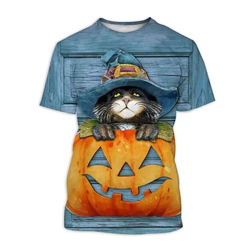 Модные футболки с графическим рисунком на тему Хэллоуина 