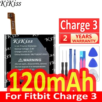 Аккумулятор KiKiss Для MP3 Bluetooth-переговорного устройства 401415/401515 Для Fitbit Charge 2-3 ЧАСА Charge2 Charge3 LSSP031420AB Battera