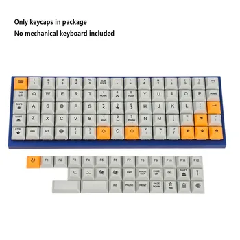 75 клавиш DSA Dye Sub PBT колпачки для клавиш Подходят для клавиатуры MX с ортолинейной раскладкой XD75 ID75 Planck Preonic Niu40