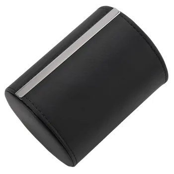 Черный галстук футляр для хранения галстука Подарочная коробка для путешествий Форма цилиндра
