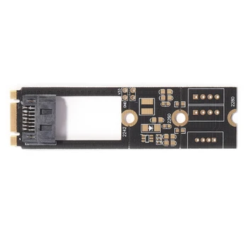 M.2 B-M Ключ к плате SATA3.0 Riser Card M.2 NGFF к плате адаптера SATA3.0 с 7 контактами