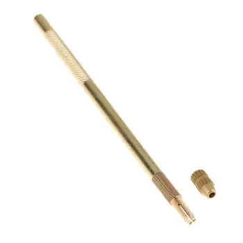 1 шт. Вентиляционный держатель из чистой меди премиум-класса, ручка для вязания крючком для кружева, инструмент для удлинения микроциклов
