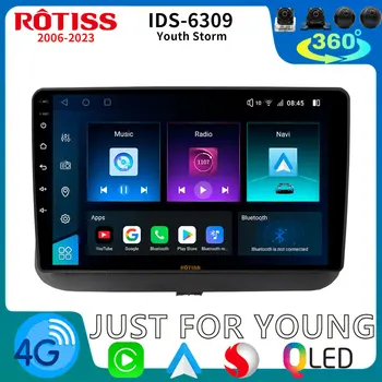 Rotiss 8 Core Android Автомобильный Мультимедийный GPS Для Toyota Corolla 8 E110 1997-2002 CarPlay Авторадио Стерео 4G WIFI DSP 360 Панорама