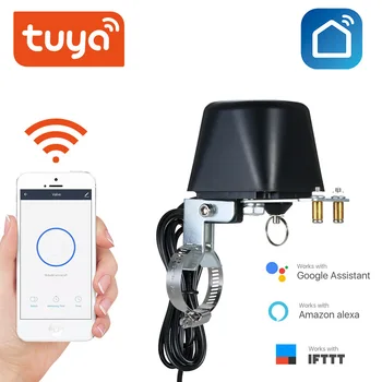 Tuya Zigbee 3.0 Smart WiFi Водяной Клапан Газовый Клапан Таймер Садовый Умный Кран Для Воды Поддержка Alexa Google Home Пульт Дистанционного Управления
