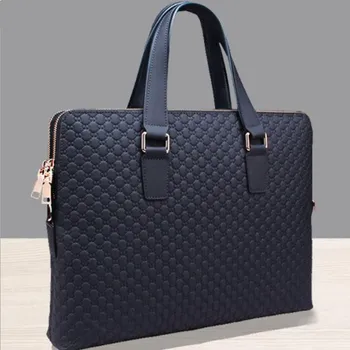 14 Диагональных сумок для ноутбука, женский портфель, кожаная сумка-мессенджер, синяя/черная, мужская сумка из натуральной кожи и женские сумки, деловые сумки
